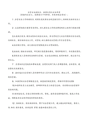 分管安全副校长、副园长岗位安全职责.docx