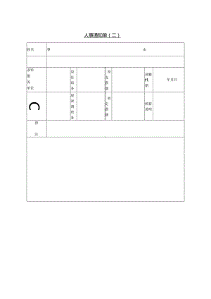 人事通知单（二）模板.docx