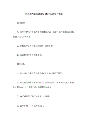 幼儿园大班社会活动《种子的旅行》教案.docx