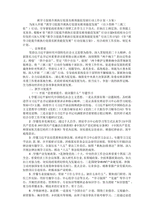 抓学习促提升抓执行促落实抓效能促发展行动工作计划（方案）.docx