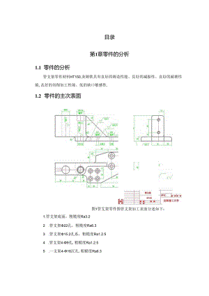机械制造技术课程设计-管支架零件机械加工工艺规程及夹具设计.docx