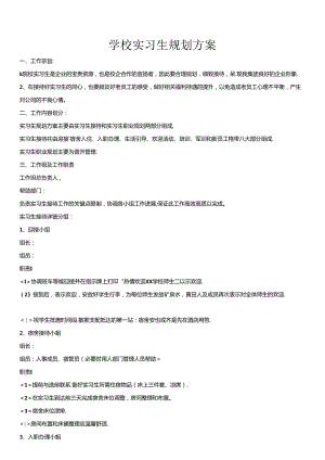 实习生接待精华方案.docx