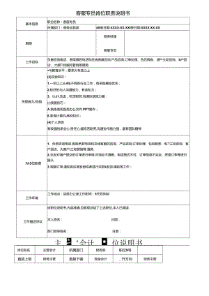 岗位职责说明书范文.docx