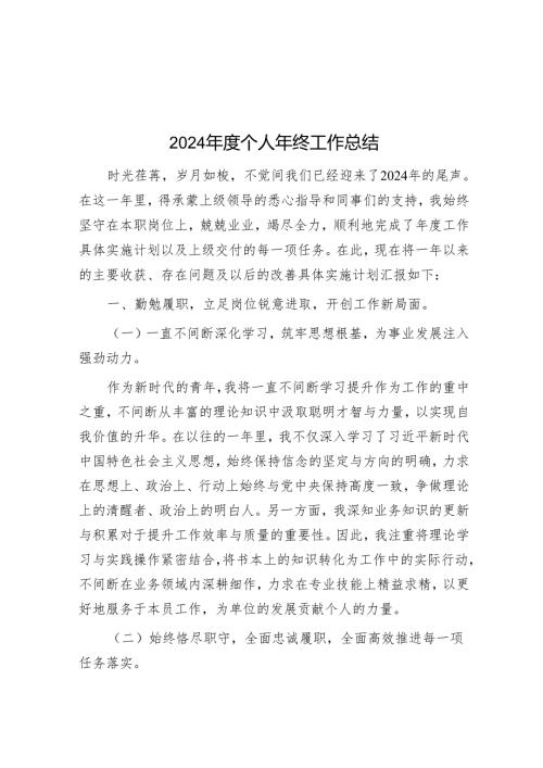 2024年度个人年终工作总结.docx