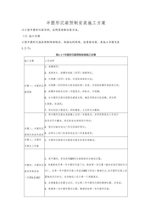 半圆形沉箱预制安装施工方案.docx