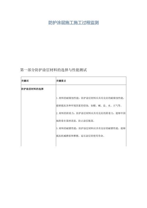 防护涂层施工施工过程监测.docx