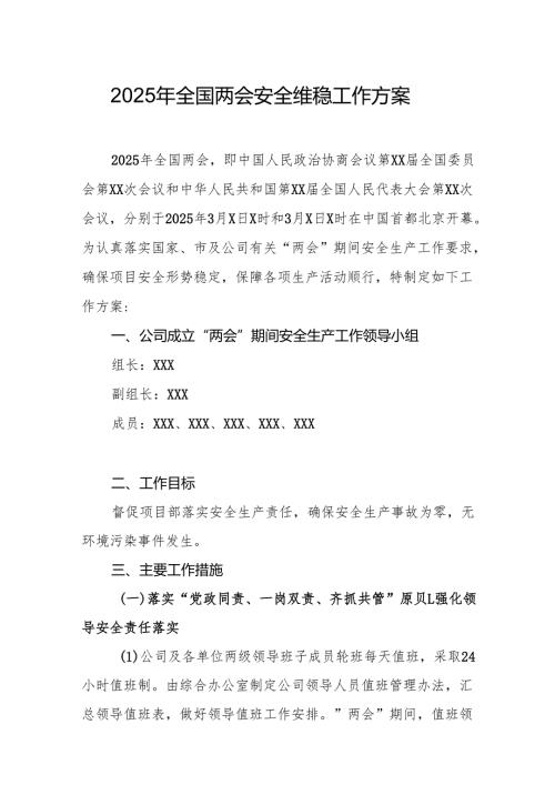 2025年《全国两会安全维稳》工作方案.docx