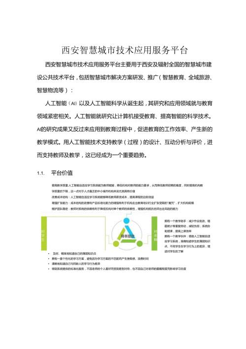 西安智慧城市技术应用服务平台.docx