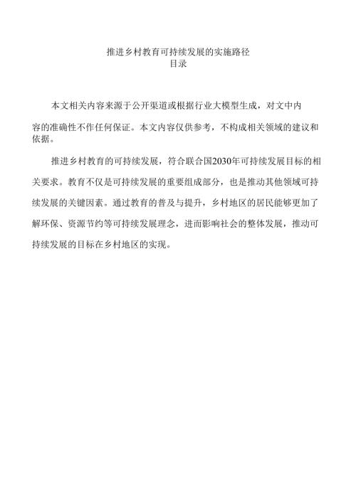 推进乡村教育可持续发展的实施路径.docx