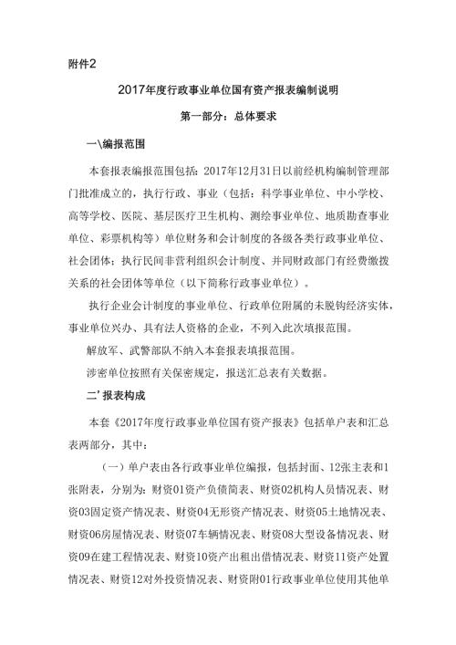 行政事业单位资产清查报表、基础表填报说明 - zj.docx